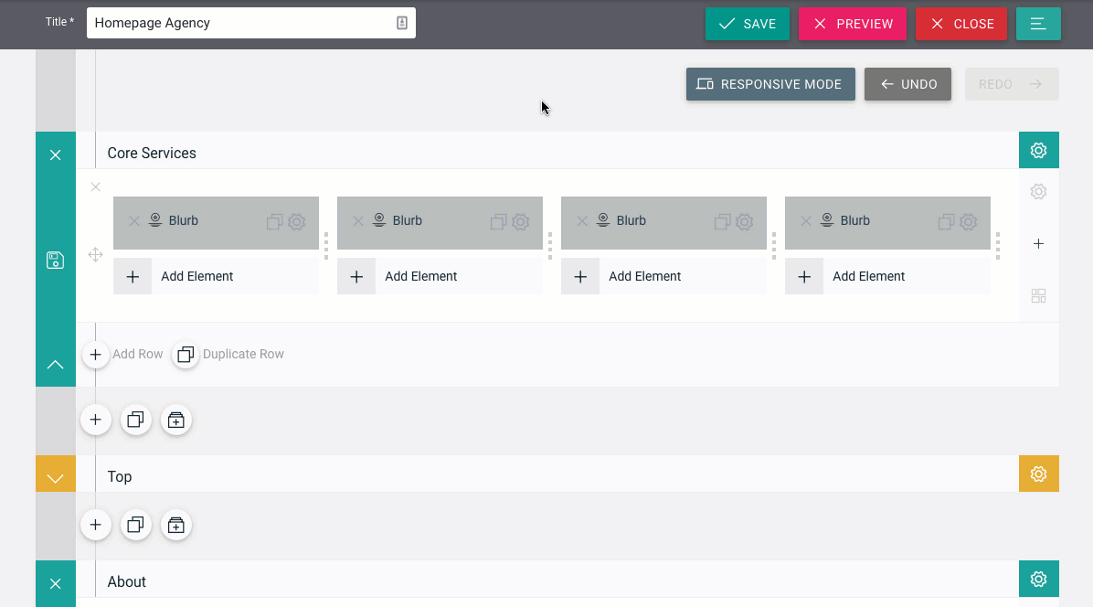 Quix Column resizing