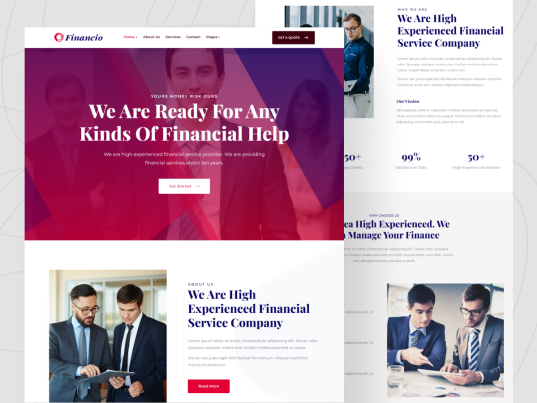 Financio The Perfect Financial Joomla Template