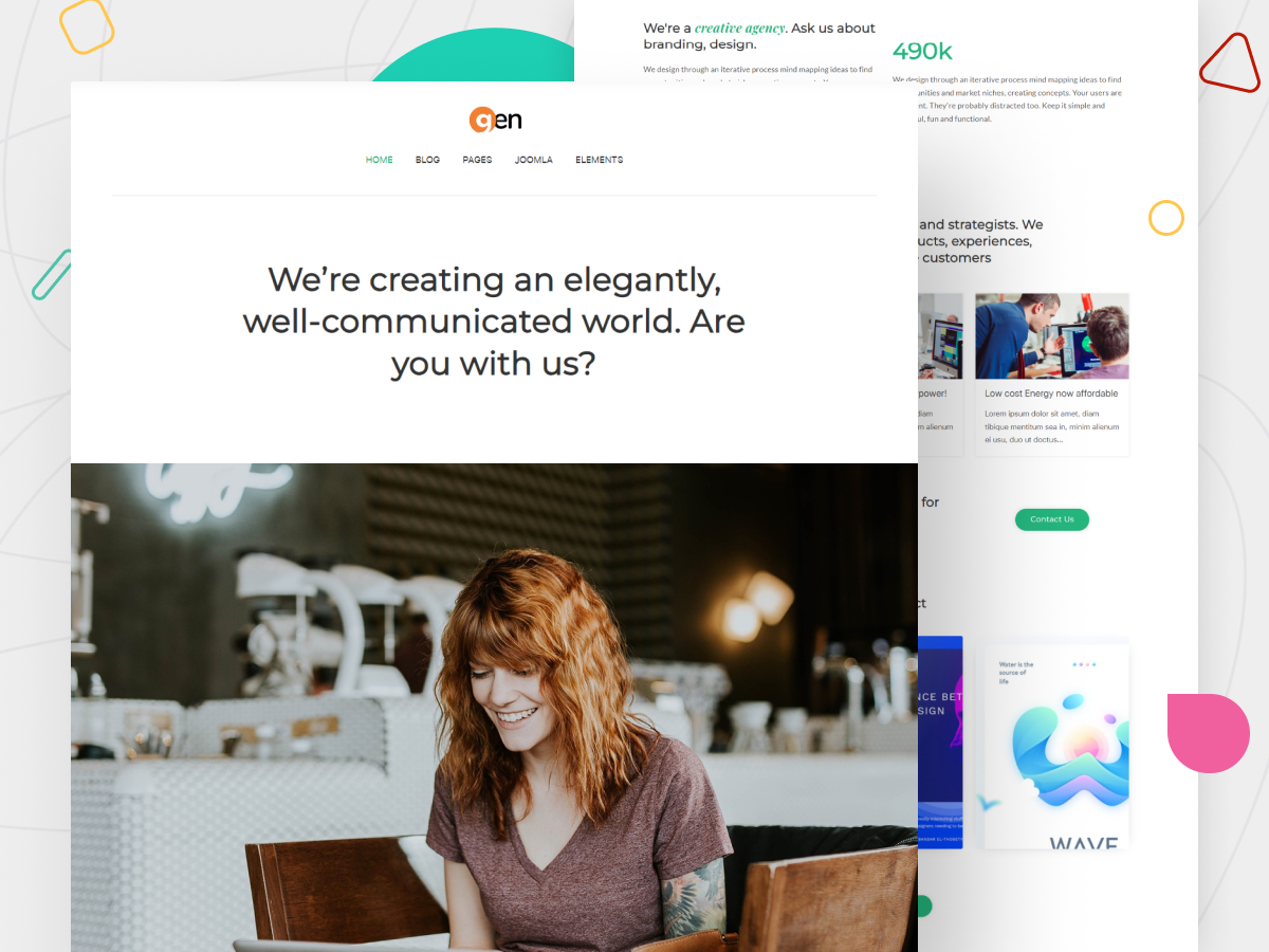 Gen Discover Our Full-Featured Business Joomla Templates