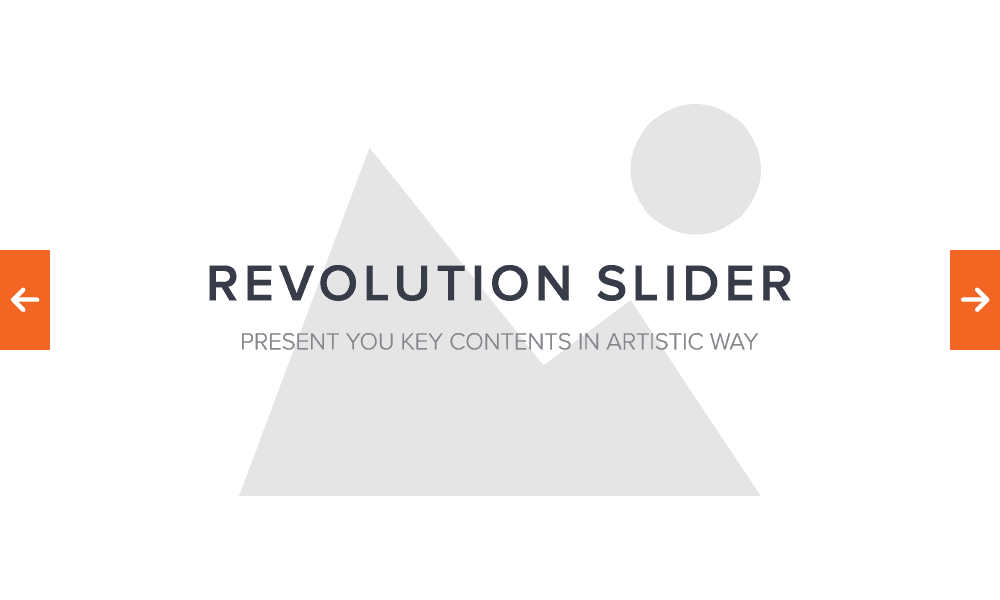 Integrated with Revolution Slider revolution_slider