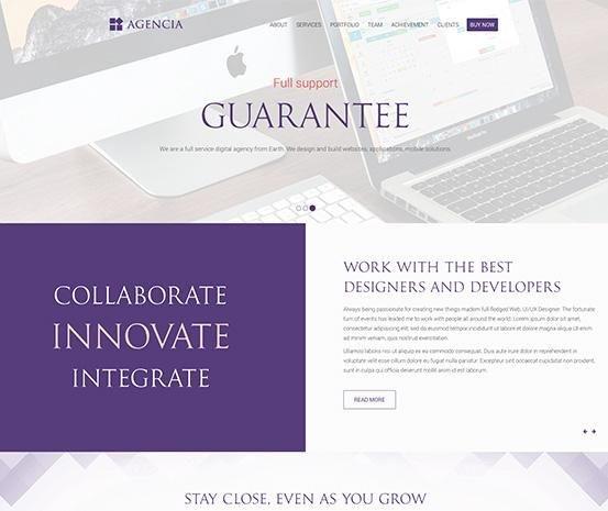Agencia Business Onepage Theme for WordPress