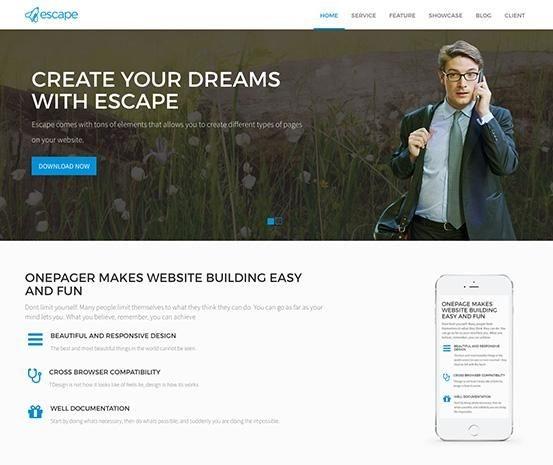 Escape Business Theme For WordPress