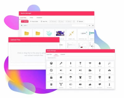 filemanager quix Joomla page builder